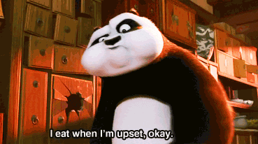 I eat when I'm Upset Kung-Fu Panda Gif